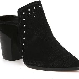 Black Studded Mule